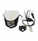 Careta con faro de luz para pitbike