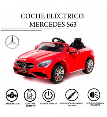 Coche eléctrico para niño Mercedes S63