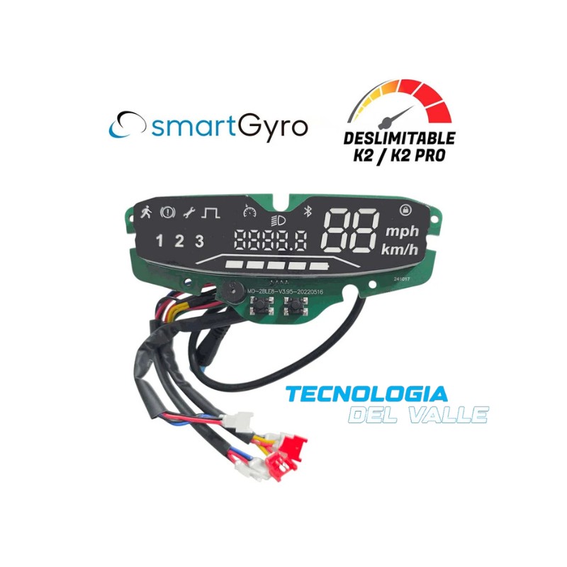 Display deslimitable para Smartgyro K2 sin carcasa (4 pines) Display deslimitable para Smartgyro K2 sin carcasa (4 pines)