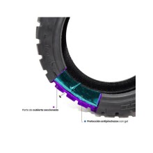 CUBIERTA SNAKE 2 CON GEL ANTIPINCHAZOS PARA SPEEDWAY, ROCKWAY Y CROSSOVER (PACK 2)