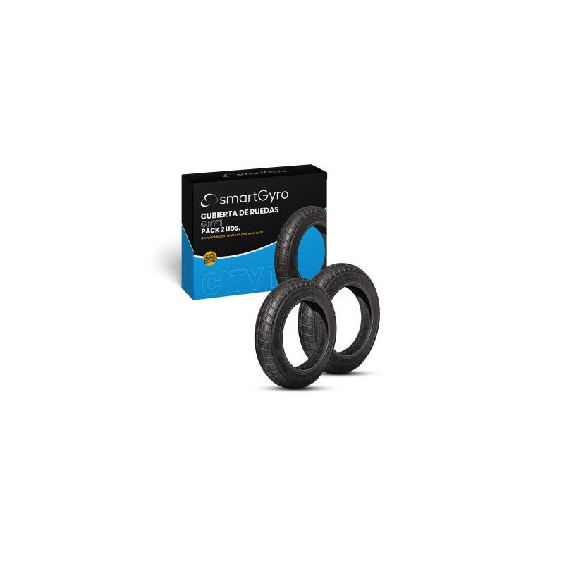 PACK DE 2 CUBIERTA CITY 1 PARA PATINETES XIAOMI y SMARTGYRO Z-ONE, Z-PRO, ZIRO, ZIRO 2, ZIRO PRO, BAGGIO 10