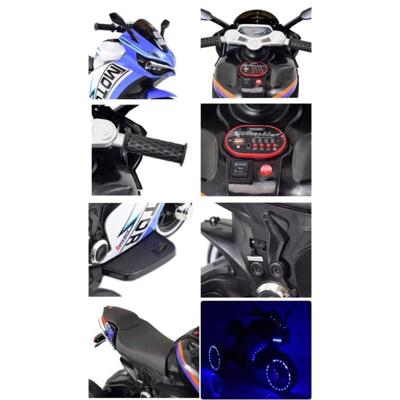 Moto Eléctrica Infantil tipo Ducati TECNOLOGIA DEL VALLE