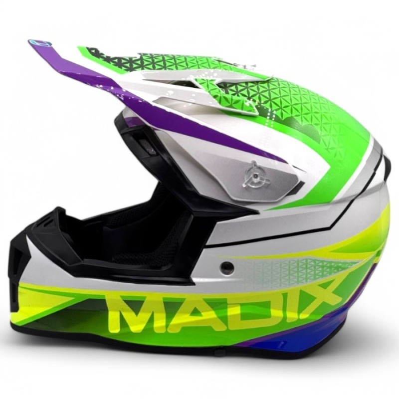 Casco niño motocross enduro madix KID25 TECNOLOGIA DEL VALLE