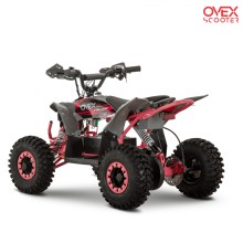 Nuevo quad eléctrico infantil OVEX Falcon equipado con motor de 1200W y batería de 48V. Combina potencia y rendimiento.