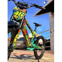 VINILO HOLOGRÁFICO BICICLETA ELECTRICA RFN VALENTINO ROSSI
