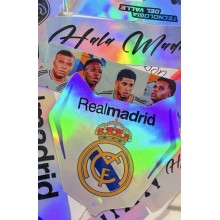 VINILO HOLOGRÁFICO BICICLETA RFN REAL MADRID