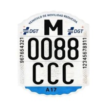 Matrícula Adhesiva VMP Homologada DGT | Comprar Online 2026