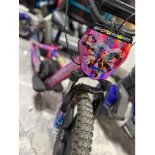 VINILO HOLOGRÁFICO BICICLETA ELECTRICA RFN K-POP ROSA TECNOLOGIA DEL VALLE