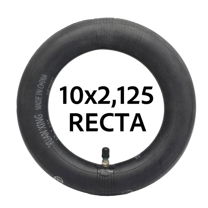 Cámara de aire 10×2,125 (válvula recta) – Premium