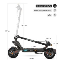 Patinete eléctrico smartGyro Rockway GT DUAL
