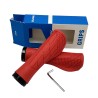 Puño genérico para patinete Rojo (diseño ergonómico)