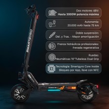 Patinete Eléctrico Homologado DGT 3000W 48V 20Ah