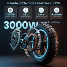 Patinete Eléctrico Homologado DGT 3000W 48V 20Ah
