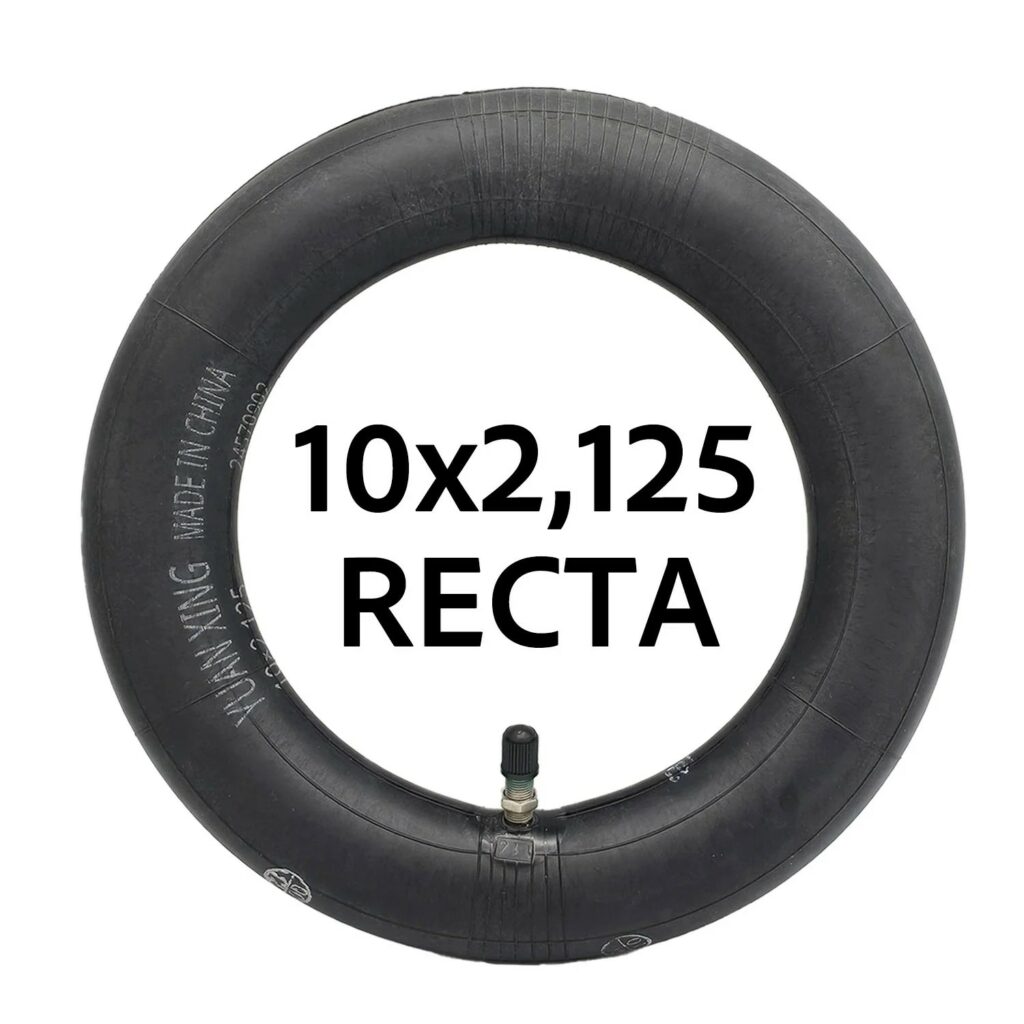 Cámara de aire 10×2,125 (válvula recta) – Premium