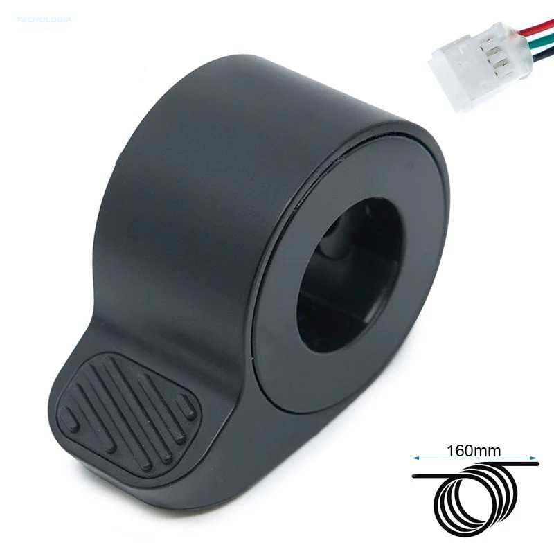 Acelerador negro de 17 cm para Ninebot F2/F2 Pro con conector JST ZH