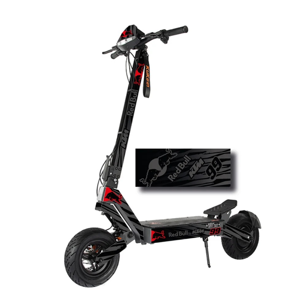Vinilo Kukirin G4 2025 Competition 2.0 Rojo Fluor con Base