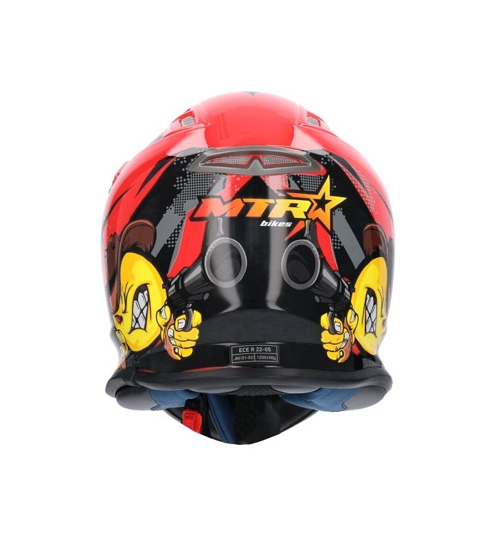 Casco shiro mtr mx-306 rojo