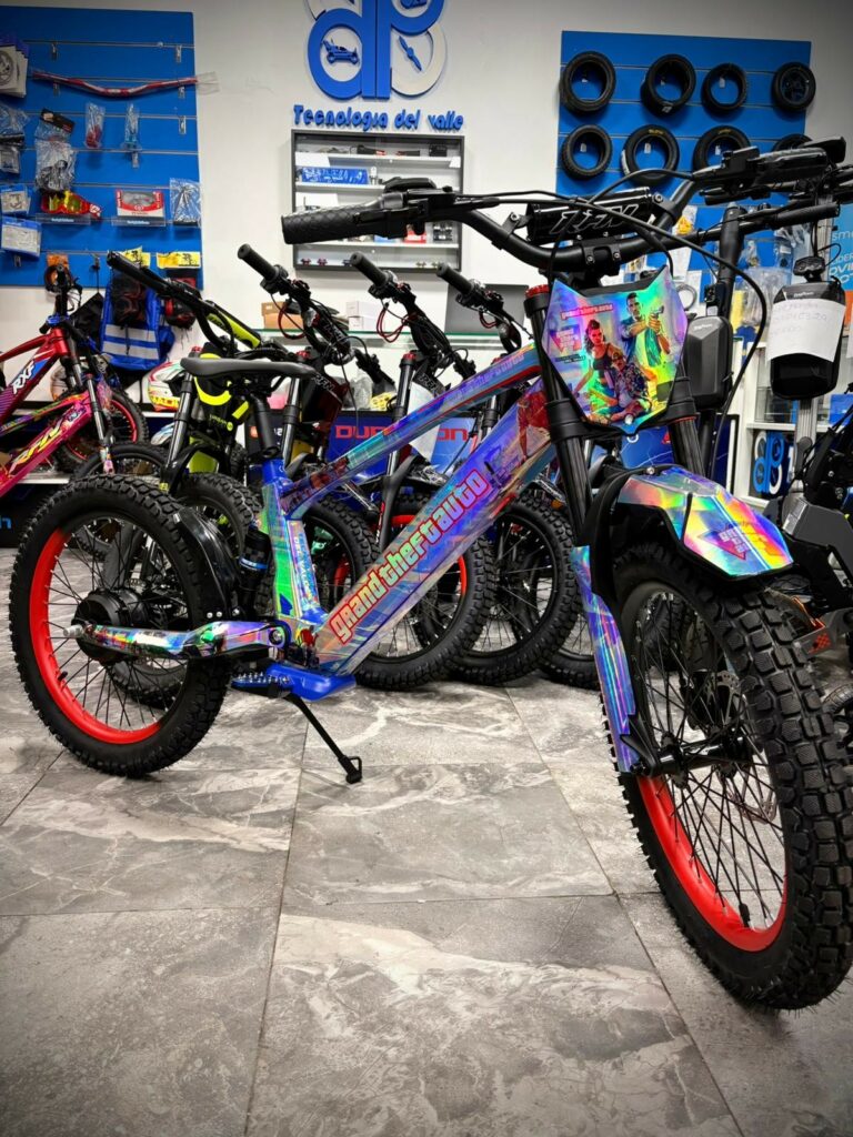 VINILO HOLOGRÁFICO BICICLETA ELECTRICA RFN GTA 6
