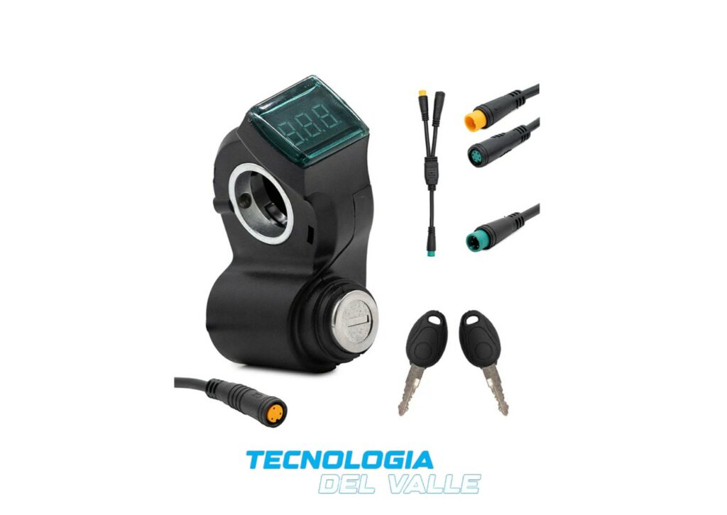 LLAVE DE CONTACTO CON VOLTIMETRO SMARTGYRO- ZWHEEL