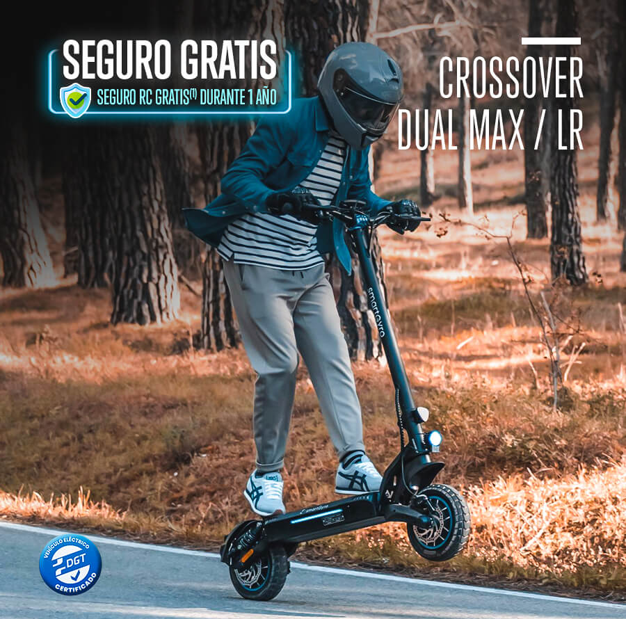 Patinete eléctrico Smartgyro Crossover Dual Max